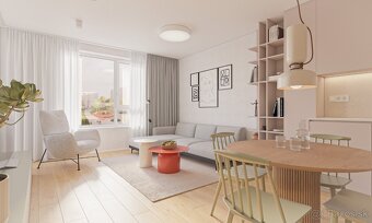 Nový1-izbový apartmán s oddel.spacím kútom v širšom centreBA - 2