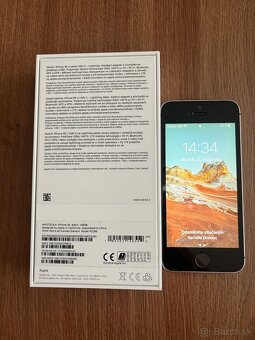 Iphone SE II.gener.2020, 128gb cierny/strieborny 80%bateria - 2