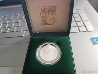 2000 Kč zlato-strieborná minca, rok 1999 - 2