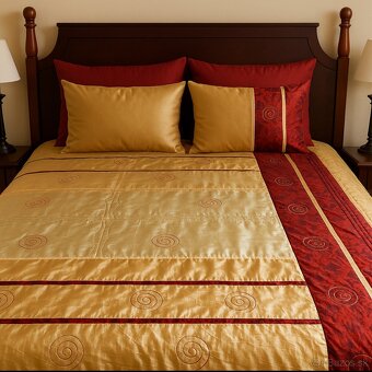 Luxusný obojstranný prehoz na posteľ – 240 × 210 cm - 2