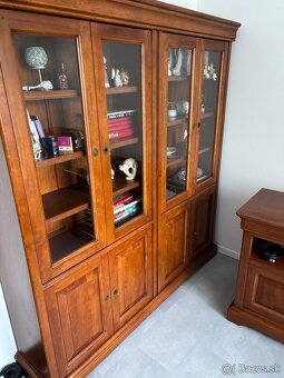 EvergreeN obývačková stena - nábytok z masívu - 2