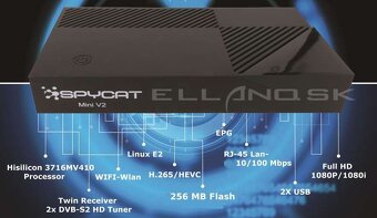 Satelitný linuxový prijímač Spycat mini V2 - 2