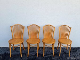 Celodřevěné židle TON 4ks - 2