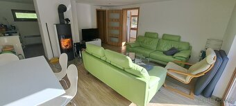 Kožená sedačka/sedačky- 215cmx89cm  a 190cmx89cm gauč - 2