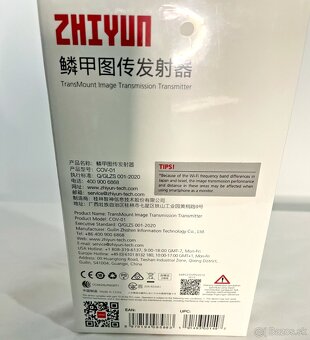 Predám Zhiyun vídeo transmiter WEEBILL S - nový - 2