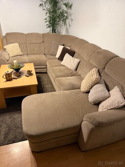 Čalúnený rohový gauč, rozťahovací - 2