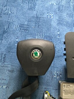 Sada airbag Škoda fabia 2 , 5J předfacelift - 2