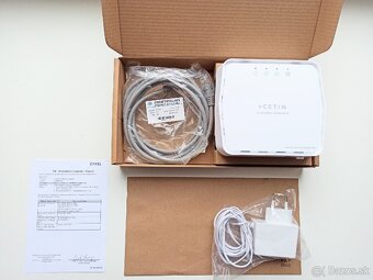Sietový modem Zyxel Cetin se zesilovačem Nové - 2