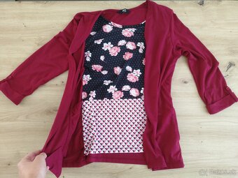 Tričko s cardiganom 2v1 - 2