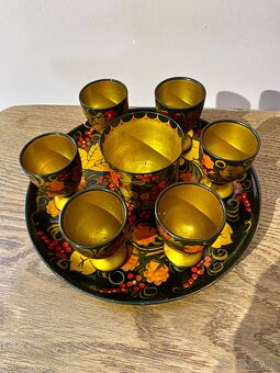 Súprava pohárikov Chochloma - 2