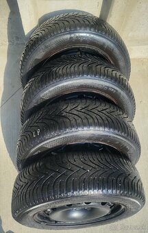 Na predaj zimné pneumatiky+oceľové disky - 2