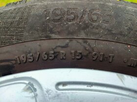 Zimné pneu + plechové disky R15 - 2