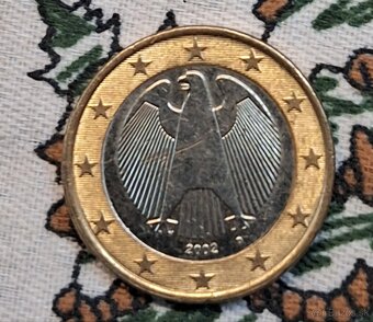 1 euro minca 2002 Nemecko - 2