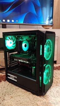Herný výkonný PC-Ryzen 5+RTX 2080+32 GB RAM+NVMe+ARGB s DO - 2