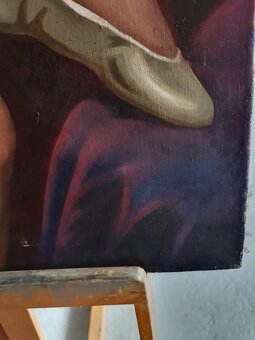 Predam obraz baletky z roku cca 1950 - 2