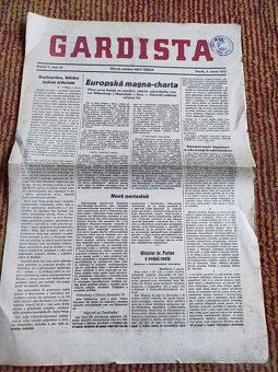 Slovenský štát - noviny Gardista - 2
