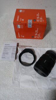 SONY FE 16-25 f2,8 G - 2