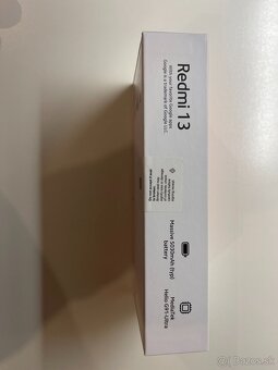 Xiaomi Redmi 13 - úplne nový,zabalený 6GB/128GB-108mpx - 2