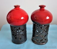 Keramické  dekoratívne svietniky - 2