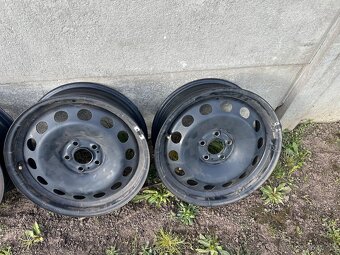 Plechove disky R 16 / 5x 122 / originál Škoda - 2