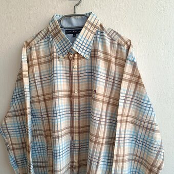 Tommy Hilfiger pruhovaná košeľa s dlhým rukávom XL - 2