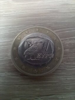 1 eurová minca zo znakom sovy - 2