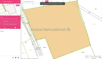 Vhodné pre developera – 30780 m2 pozemok intravilán Košice - 2