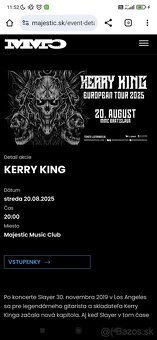 Kerry King blava 20.8.2025 - 2