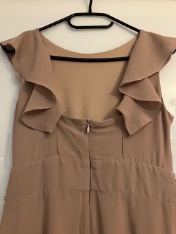 Telove/ Nude elegantne saty - 2