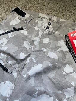 Helly Hansen lyžiarske snowboardové cargo šedé nohavice - 2