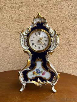 Porcelánové hodiny Kaiser - 2