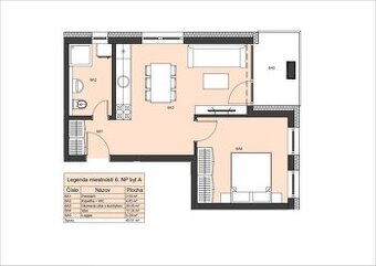 Na predaj 2-i byt s loggiou v novostavbe SQUARE v Poprade - 2