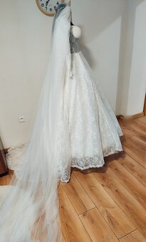 Čipkované svadobné šaty - 2