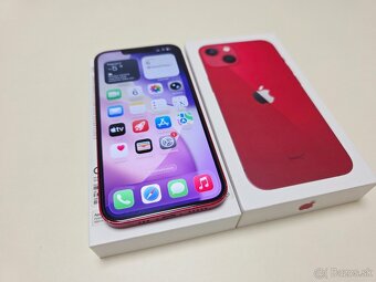 APPLE IPHONE 13 128GB RED,BATERKA 100% - 2