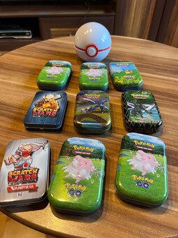 Pokemon a Scratch wars plechovky - 2