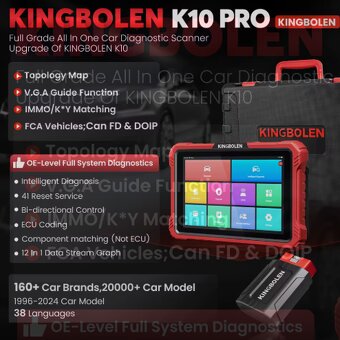 Kingbolen K10 PRO 2026, kompletný systém - 2