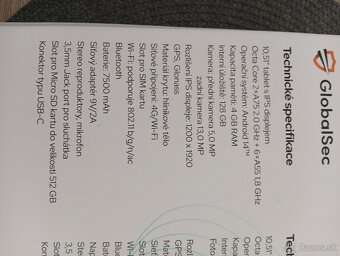 Tablet Global Sec 10,51 - 2