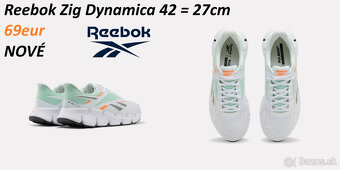 Reebok Zig Dynamica bežecké biele - 2