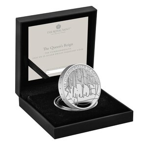 investičné strieborne mince - Elizabeth II - minca piedfort - 2