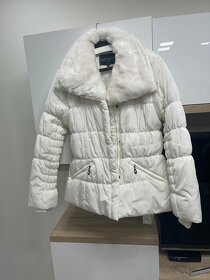 Dánska zimná biela bunda - 2