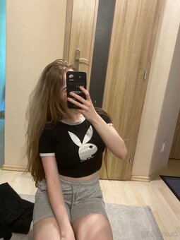 Playboy croptop veľkosť xs/s - 2