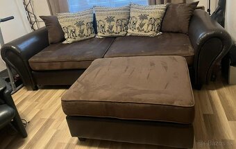 Sedacka +taburetka - 2