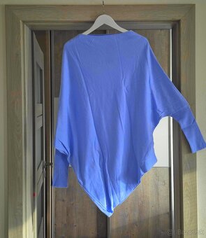 Nový asymetrický pulóver s kašmírom v.L - 2