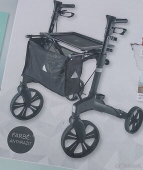 chodítko pre dôchodcov, tlaciaci vozík, seniori - 2