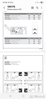 Stresny nosic thule Audi 80 90 100 200 - 2