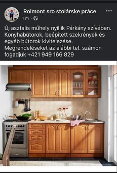 Kuchynské linky a rôzny nábytok - 2