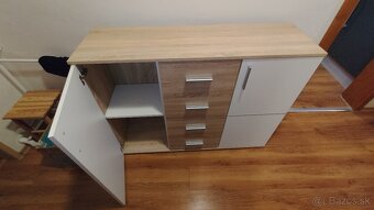 Komoda dub Sonoma - ako nová - 2