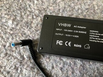 Nabíjačka na notebook HP 19,5V 3,33A 4,62A modrá tenká . - 2