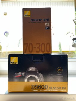 Nikon D5600 + 18-55 + nikkor 70-300 - 2