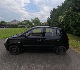Kia picanto 1.0i rok 2007 čierna - 2